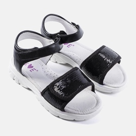 Schwarze Kindersandalen von Grenier 1