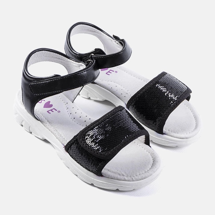 Schwarze Kindersandalen von Grenier 1