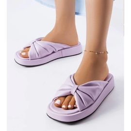 Lila Keilsandalen von Hog 1