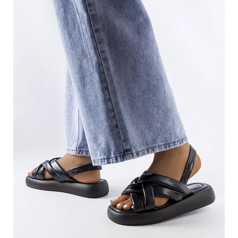 Schwarze Plateau-Slides von Primeau 1