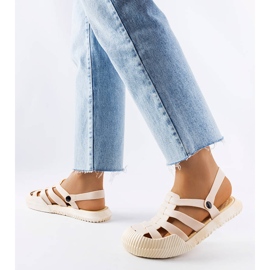 Beige Gummisandalen von Canton 1