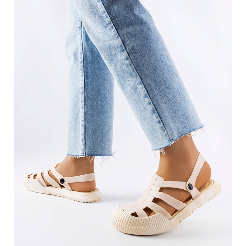 Beige Gummisandalen von Canton 1