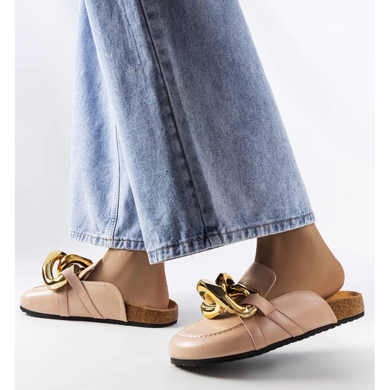 Rosa Kettenpantoffeln von Christelle 1