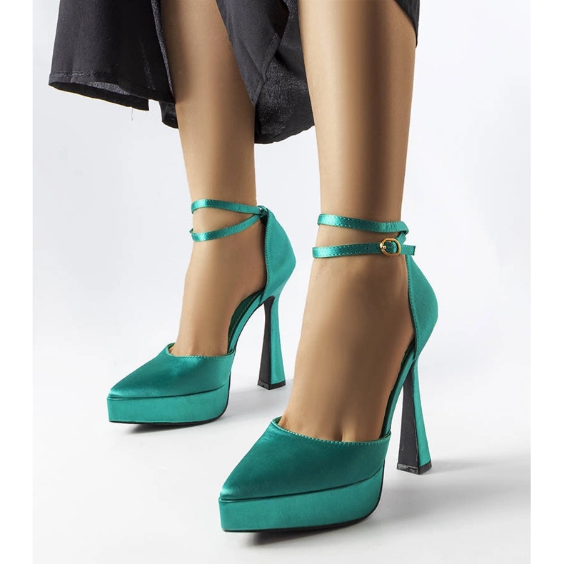 Grüne High-Heel-Pumps von Dallas 1