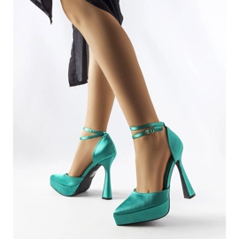 Grüne High-Heel-Pumps von Dallas 2