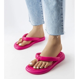 Plateau-Flip-Flops Y223-2 Fuchsia rosa 1