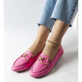 Rosafarbene Couturier-Loafer für Damen 1