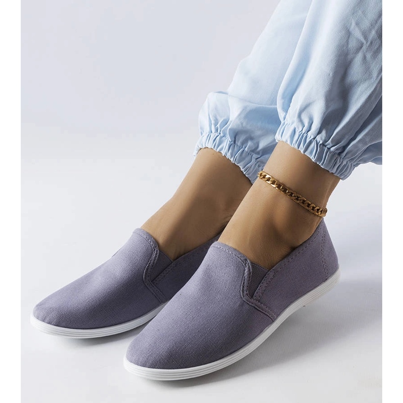 Inna Graue Stoffsneaker von Quincy 1