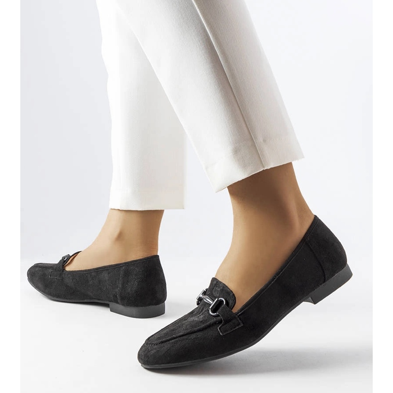 Schwarze Damen-Loafer von Hinkle 1