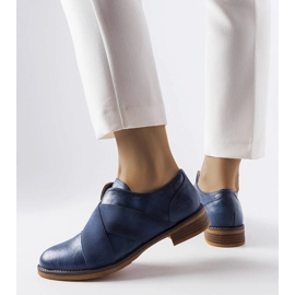 Marineblaue Schuhe LS5379 1