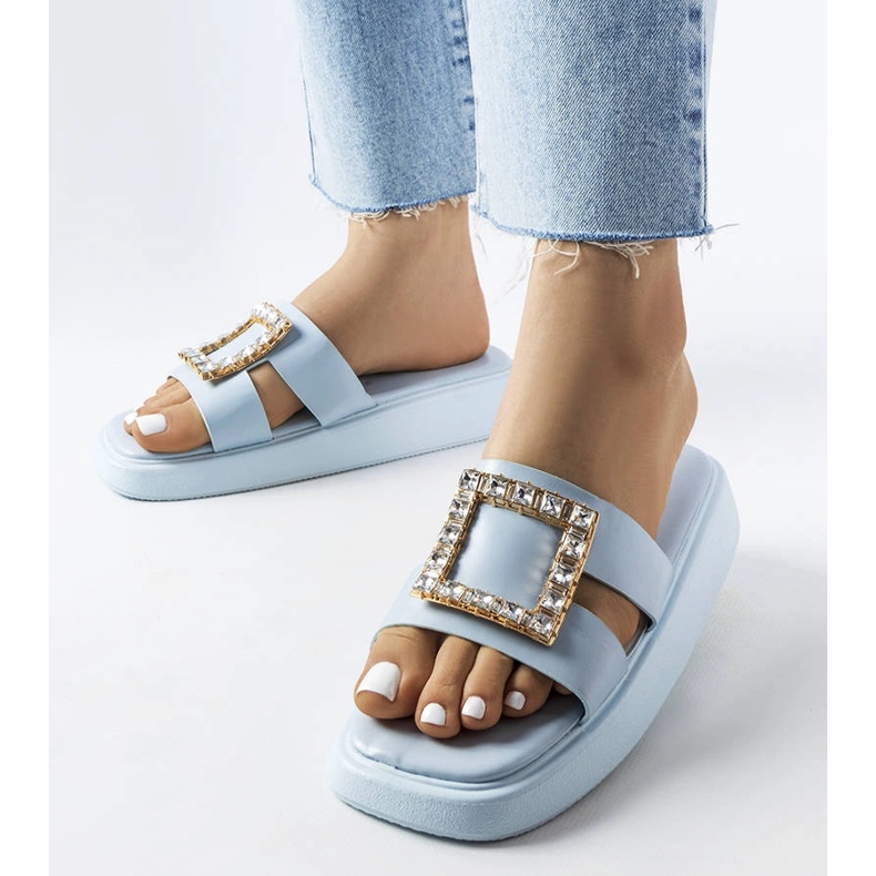 Blaue Fusbert-Strassschieber 1