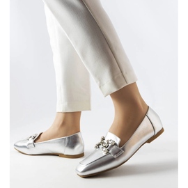 Marechal-Slipper aus Silber mit Zirkonia 1