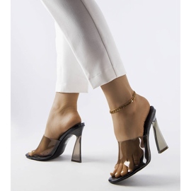 Schwarze transparente Slider von Clichy 1