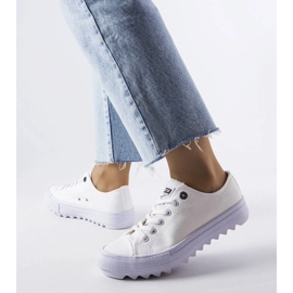 Weiße Turnschuhe Big Star FF274245 1