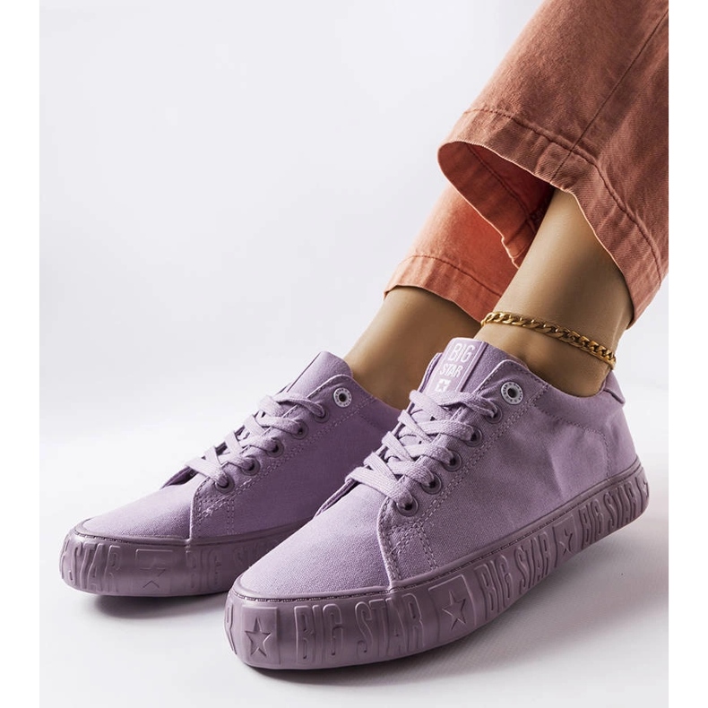 Lila Turnschuhe Big Star JJ274416500 1