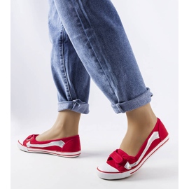 Rote Textil-Sneaker von Winifred 1