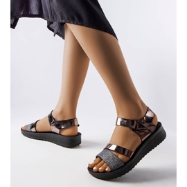 Inna Silberne Keilsandalen von Randi 1
