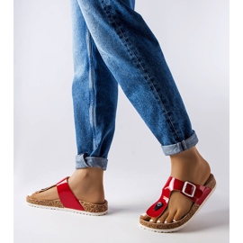 Rote Flip-Flops Lee Cooper LCW-22-35-1171L 2