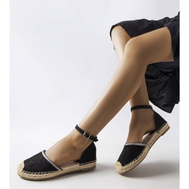 Schwarze Espadrilles von Licia 1