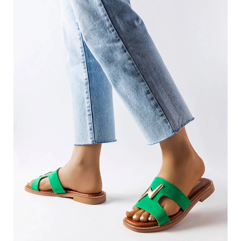 Grüne Flachrutschen von Leyra 2