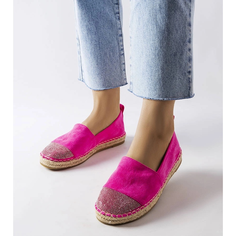 Rosa Plateau-Espadrilles von Magali 1