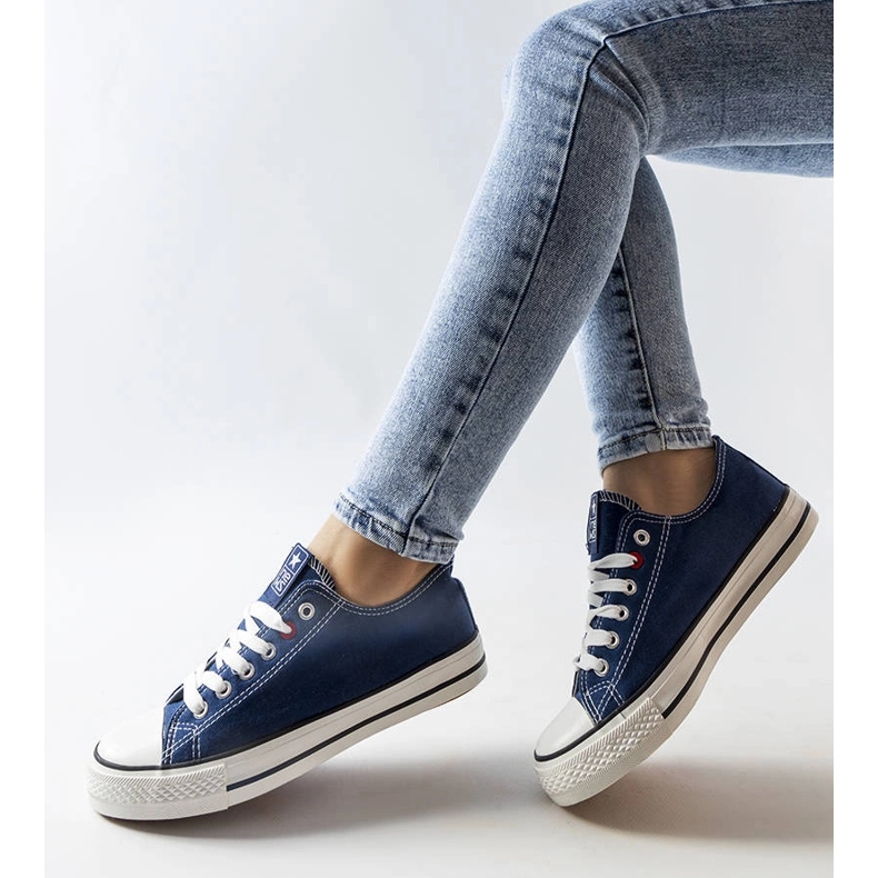 Marineblaue Stoffsneaker von Catherine 1