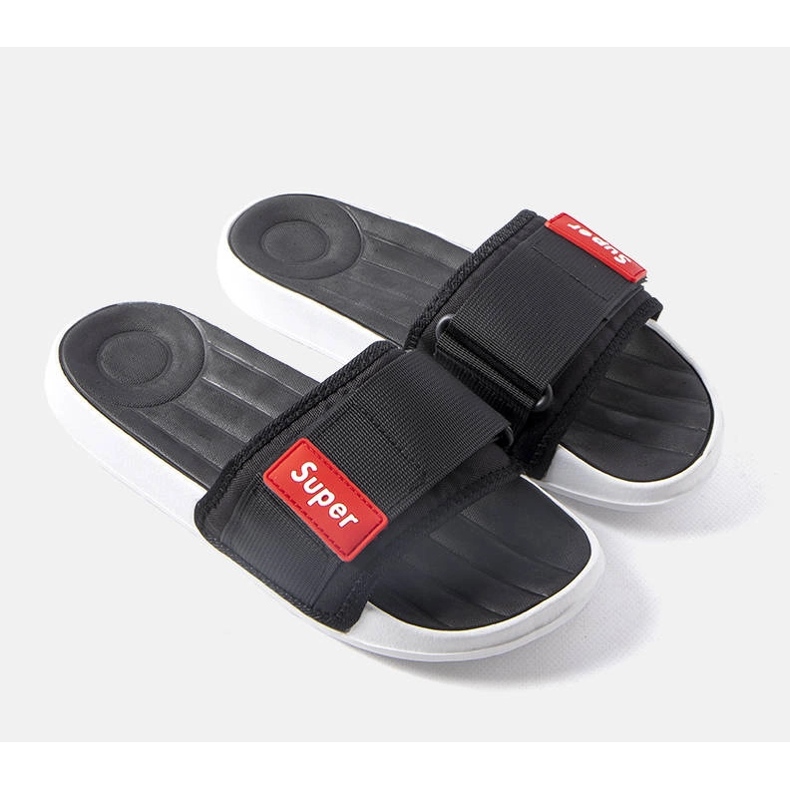 Schwarze Herrenhausschuhe von Alley 1