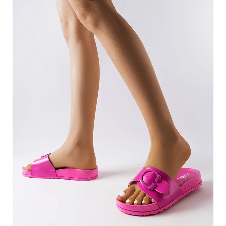 Inna Rosa Pantoletten mit Schnalle von Généreux 2