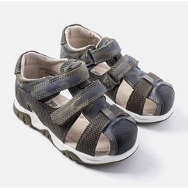 Grüne Sandalen mit Lederinnensohle von Millard 1