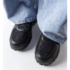 Schwarze, klobige Sneaker von Brunswick 1