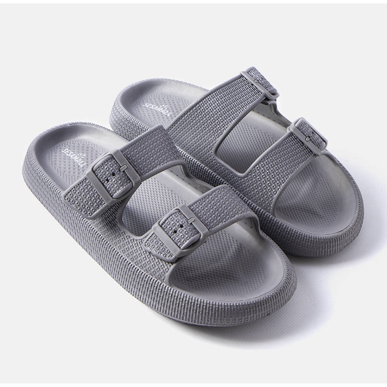 Karersee graue Herrenhausschuhe 1