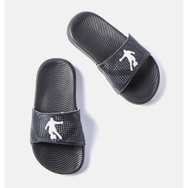 Schwarze Kinder-Gummihausschuhe aus Athen 1