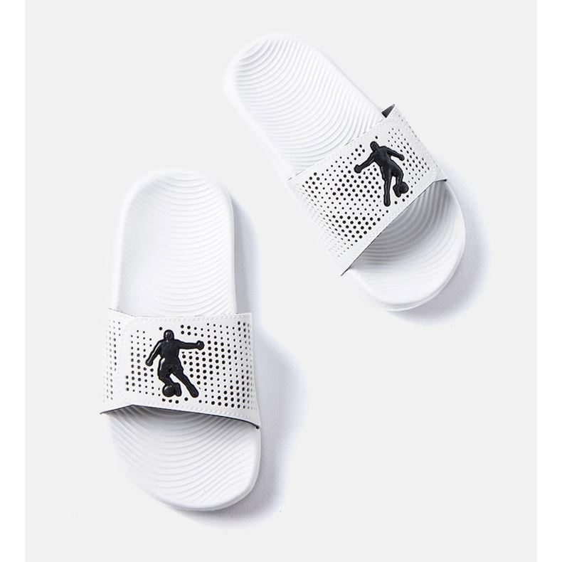 Weiße Gummipantoffeln aus Athen 1