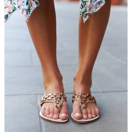 Braune elegante Flip-Flops von Buttapietra 1