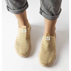 Dunkelbeige Textil-Sneaker von Aaron 2