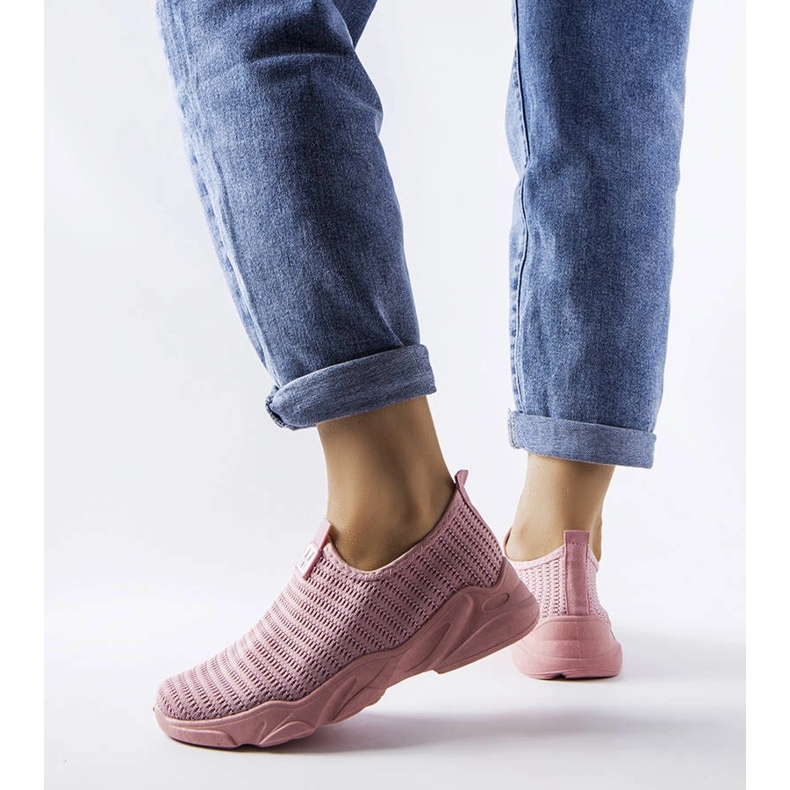 Rosa Slip-On-Sneaker von Azalee 1