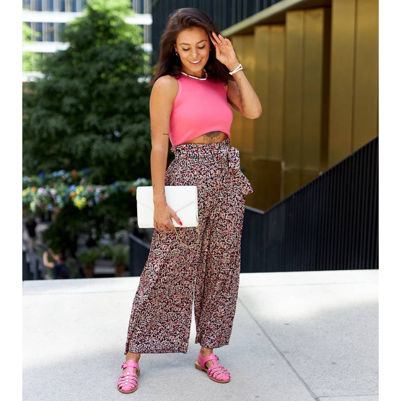 Rosa Sandalen mit Strasssteinen von Gaetano 1