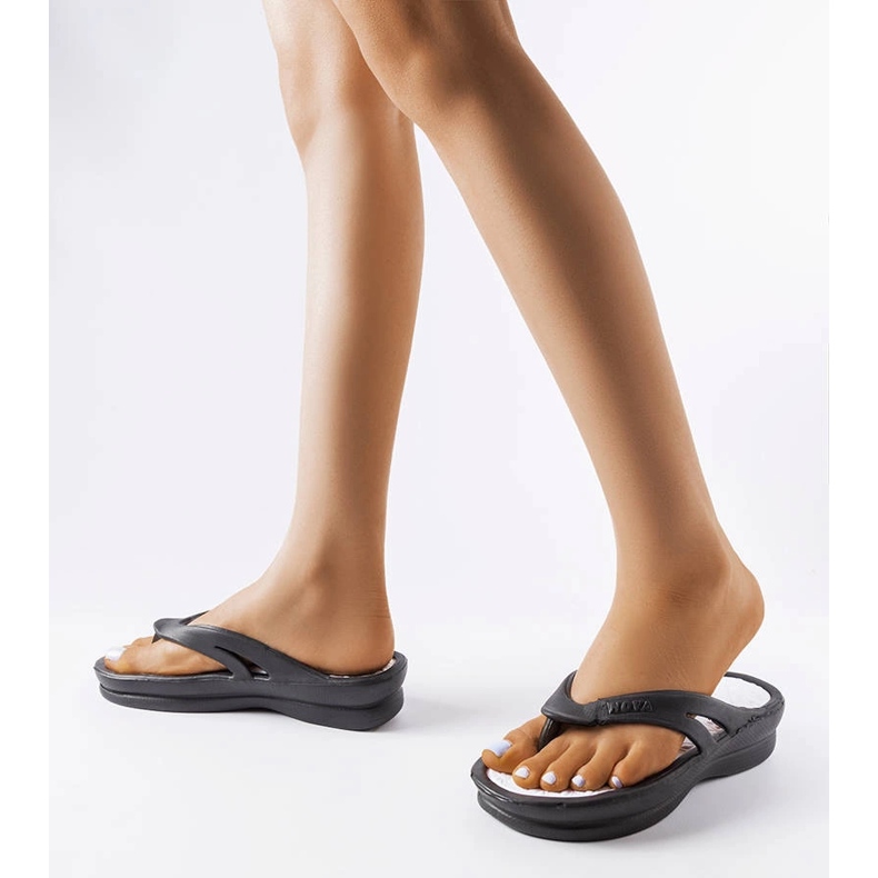 Isla schwarze leichte Flip-Flops 2