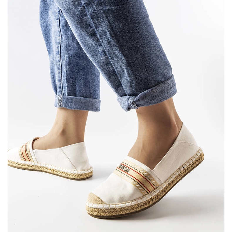 Weiße Espadrilles Big Star LL274893 1