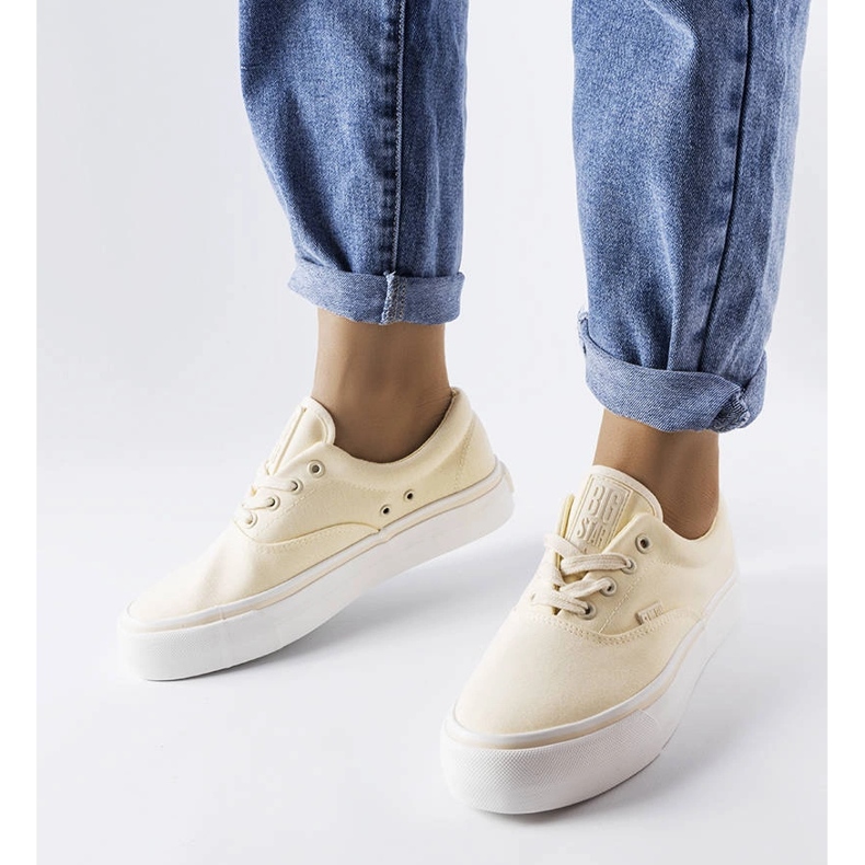 Gelbe Plateau-Sneaker von Big Star LL274144 1