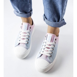 Rosa und blaue Sneakers von Big Star LL274A187 1