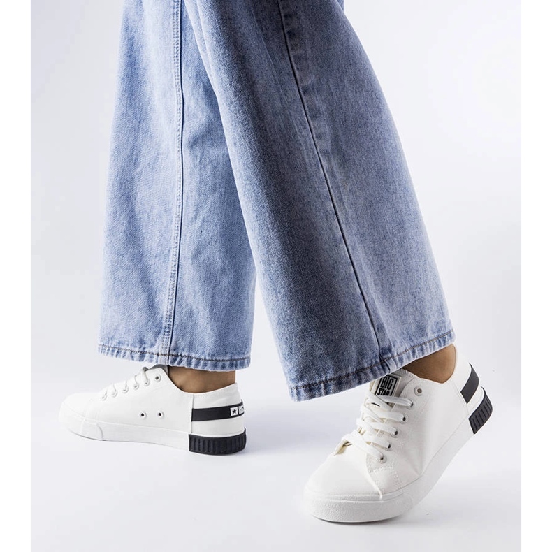 Weiße Turnschuhe Big Star LL274039 1