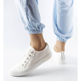 Weiße Slip-On-Sneaker Big Star LL274162 1