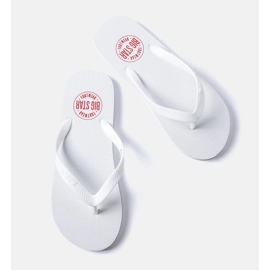 Weiße Flip-Flops Big Star FF174613 1