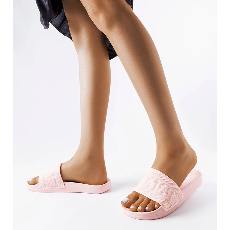 Rosa Big Star-Hausschuhe LL274A157 2