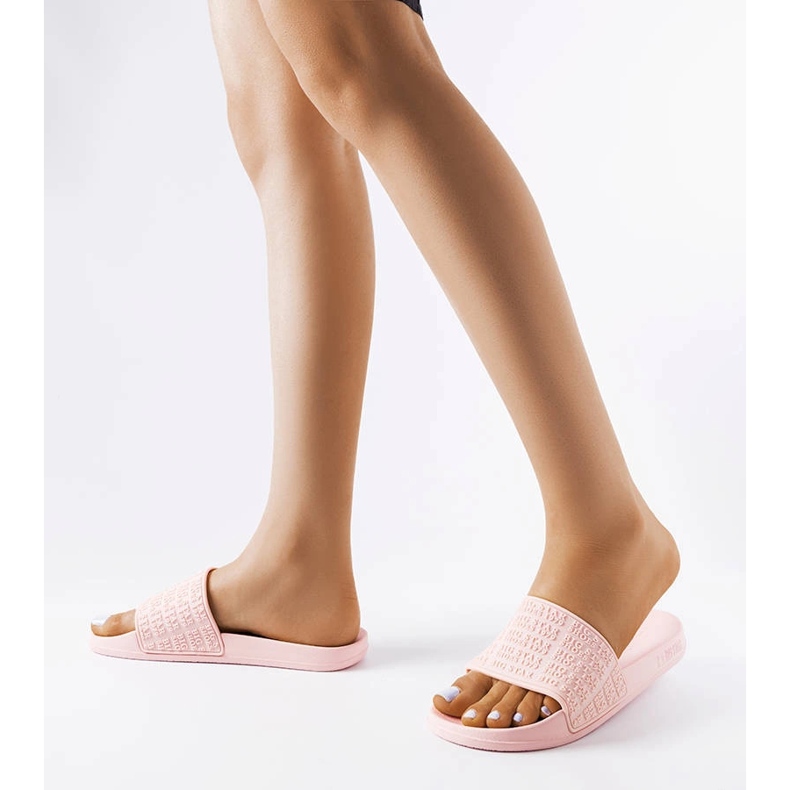 Rosa Big Star-Hausschuhe LL274A151 2