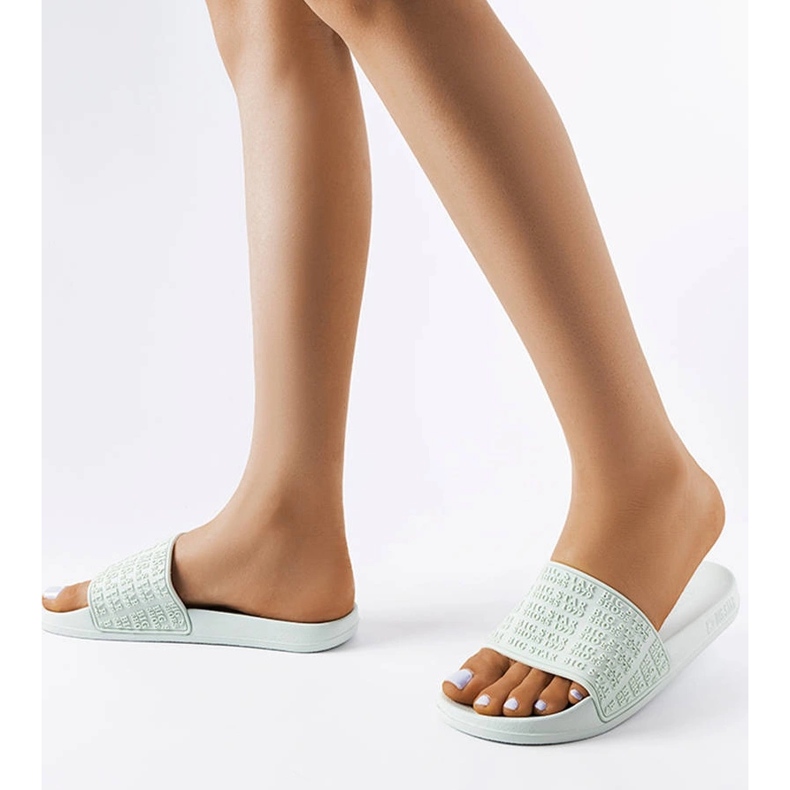 Grüne Hausschuhe von Big Star LL274A150 2