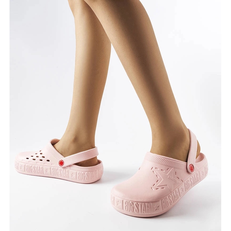 Big Star II275008 rosa Hausschuhe 2
