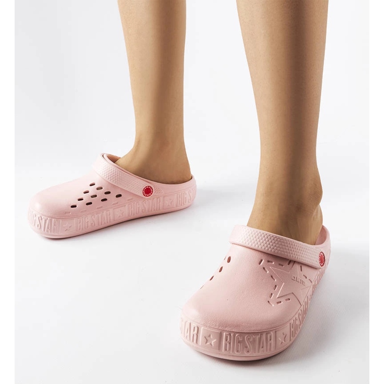 Big Star II275008 rosa Hausschuhe 1