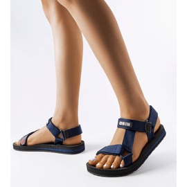 Marineblaue Sportsandalen Big Star DD274A283 1